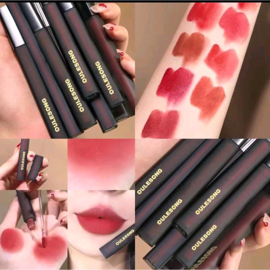 Son kem đen dải ngân hà OULESONG Lip Glaze Nội Địa Trung