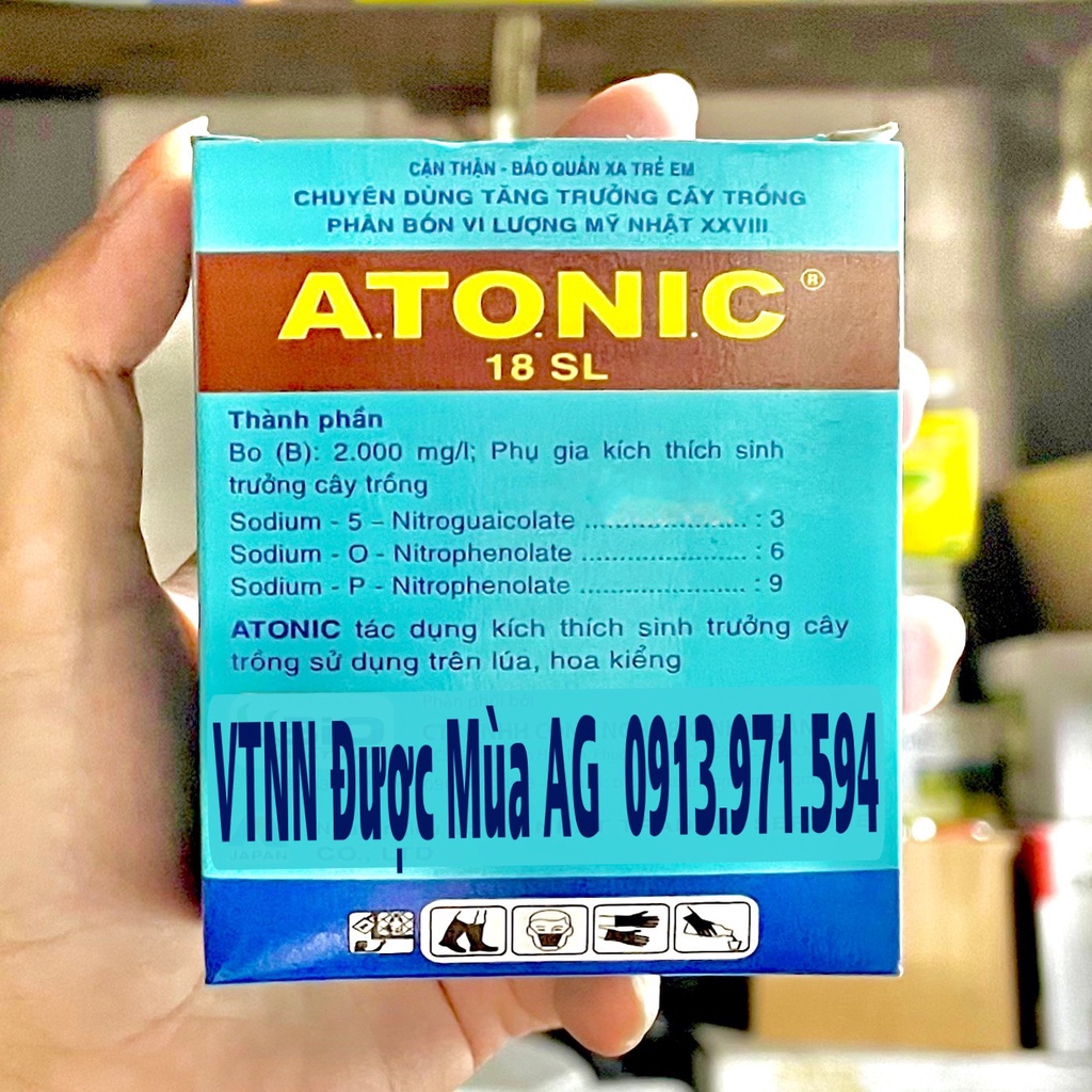 Phân Bón Vi Lượng ATONIC 28SL  - ATONIK Ngâm Hạt Giống, Ra Rễ Mạnh, Kích Thích Sinh Trưởng, Phục Hồi Cây Suy Yếu