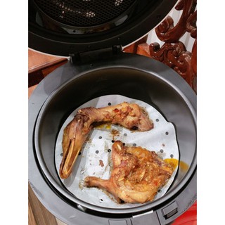 Set 400 tờ giấy nến đục lỗ dùng cho nồi chiên không dầu