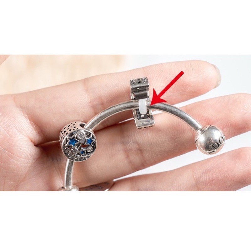 Hạt cao su chặn charm các loại