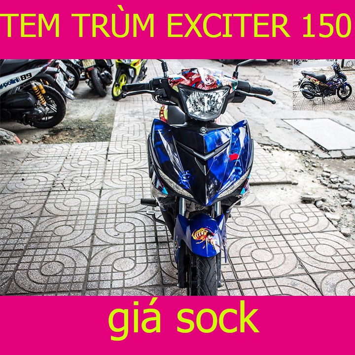 Tem Trùm Xe Máy Exciter 150 ex