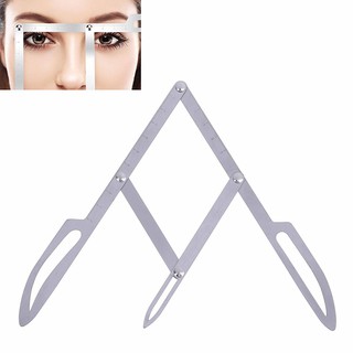 128 set thước đo kèm bút khắc chân mày