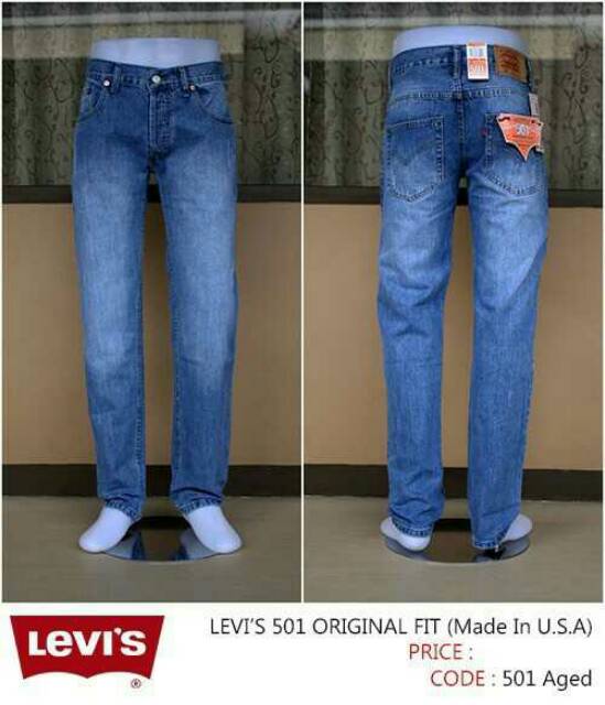 Quần Jean Dài Levis 501 Nhập Khẩu Từ Mỹ