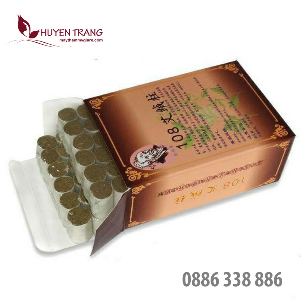 Hộp 108 điếu ngải dùng cho con lăn ngải cứu dùng trong Spa Đông Y