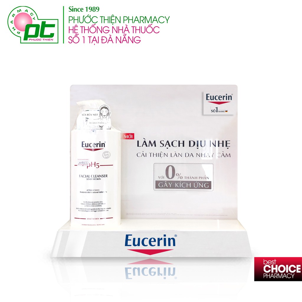 Sữa Rửa Mặt Cho Da Nhạy Cảm Eucerin pH5 Facial Cleanser 400ml