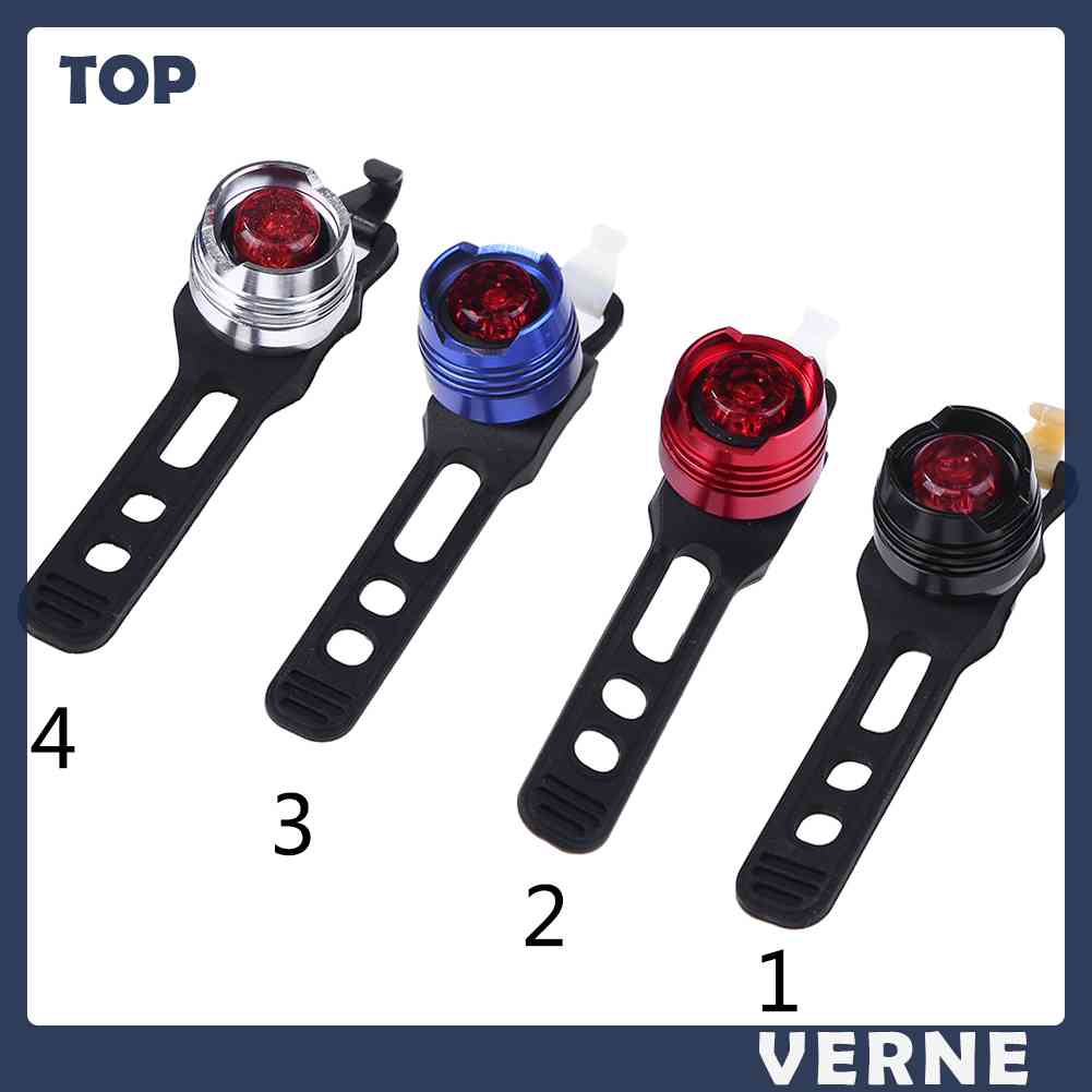 Đèn LED Silicone Cảnh Báo Cho Đuôi Xe Đạp VERNE 3 Chế Độ