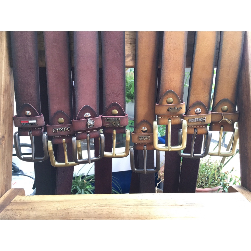 &quot;Giá Sỉ &quot;➡Thắt lưng da bò sáp cao cấp siêu bền đẹp