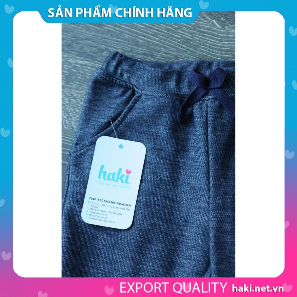 Quần giả bò cho bé gái - chất liệu bò giấy mềm mại co giãn HAKI