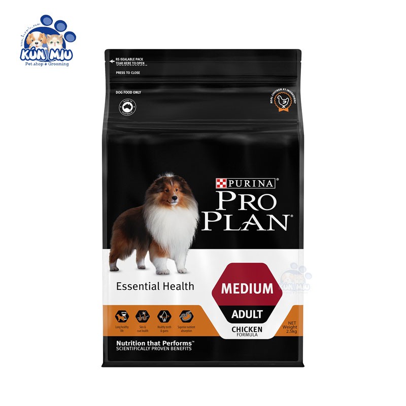 Thức ăn cho chó Purina ProPlan Medium Adult 2.5kg