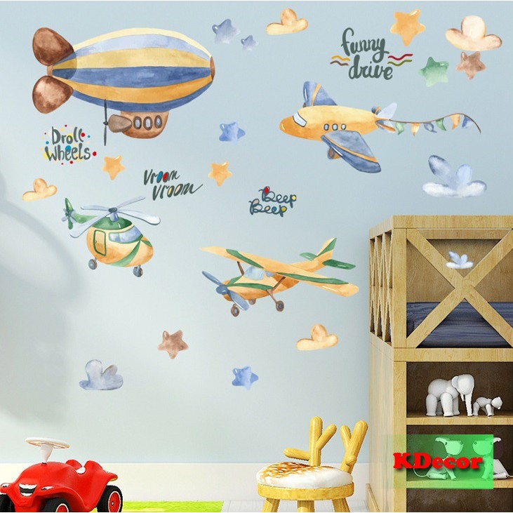 Decal dán tường phương tiện 2