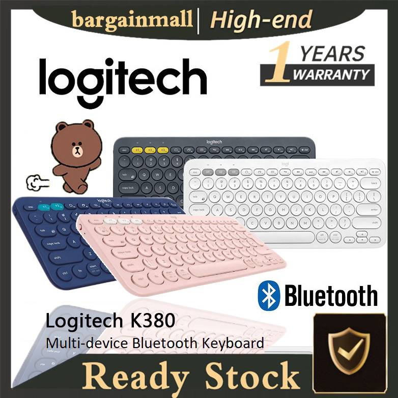 Bàn phím không dây Logitech K380 nhiều màu đơn giản dùng cho máy tính bảng/Ipad