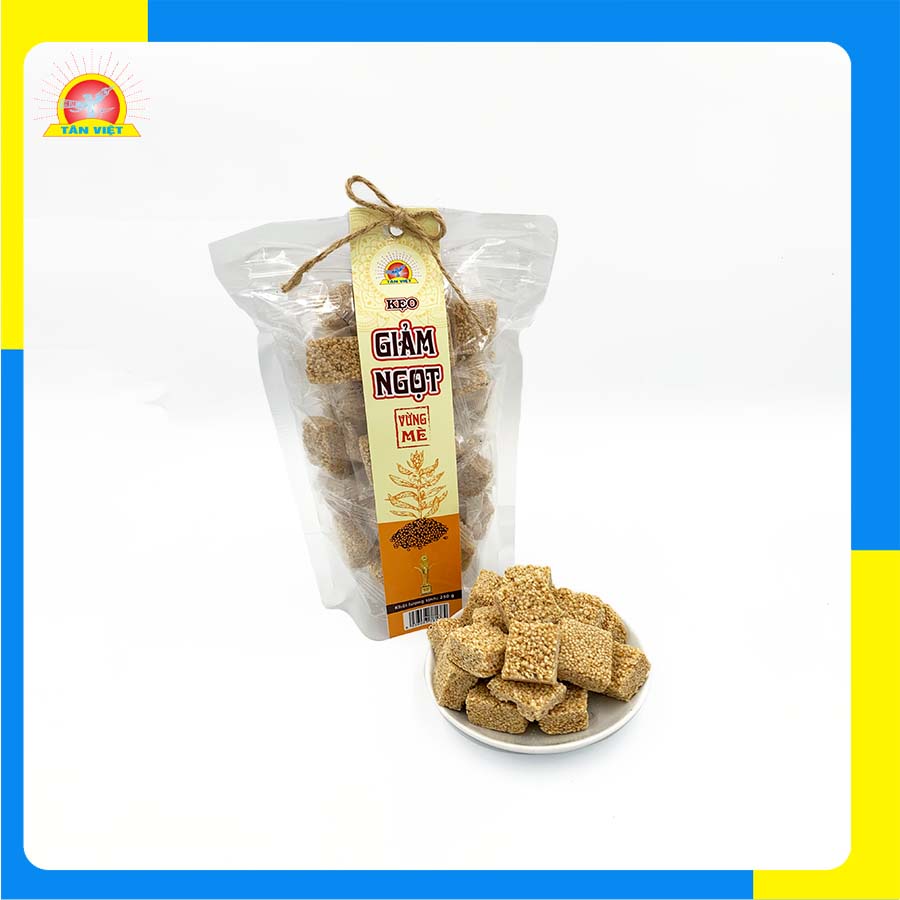 Kẹo truyền thống Tân Việt đủ loại  giòn xốp, thơm ngon 210gr 250gr 300gr