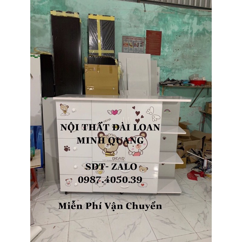 TỦ QUẦN ÁO NHỰA ĐÀI LOAN CHO BÉ SIÊU ĐẸP NHIỀU MÀU FREESHIP TPHCM