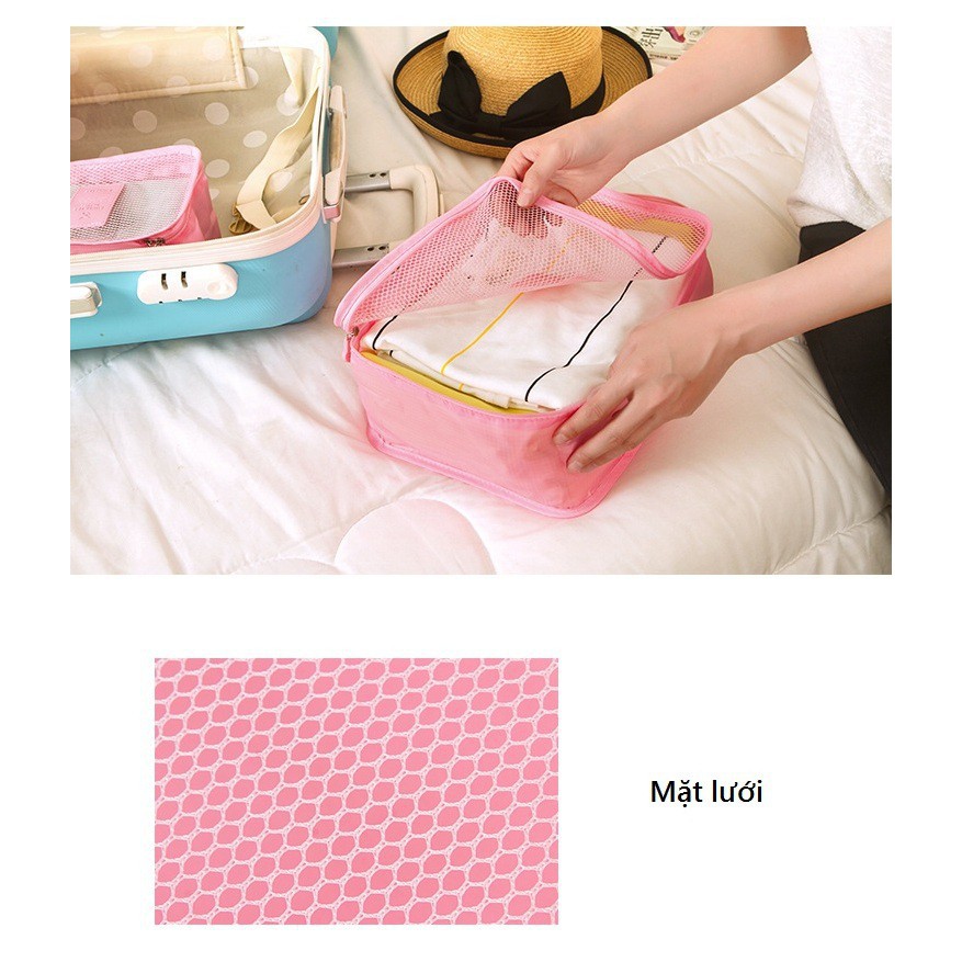 Bộ 06 Túi Du lịch Xếp gọn Chống thấm Bag in Bag [ ITON.VN ]