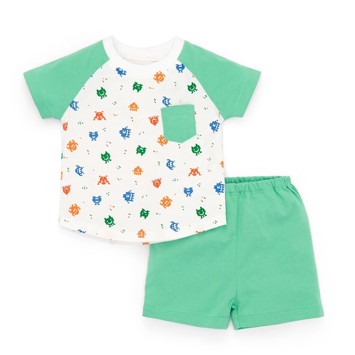 LULLABY - Bộ cộc tay raglan NH25-20