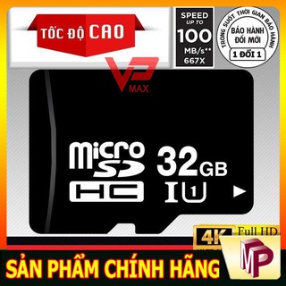 Thẻ nhớ Micro SD 32G class 10 tốc độ 100Mb/s - Minh Phong Store