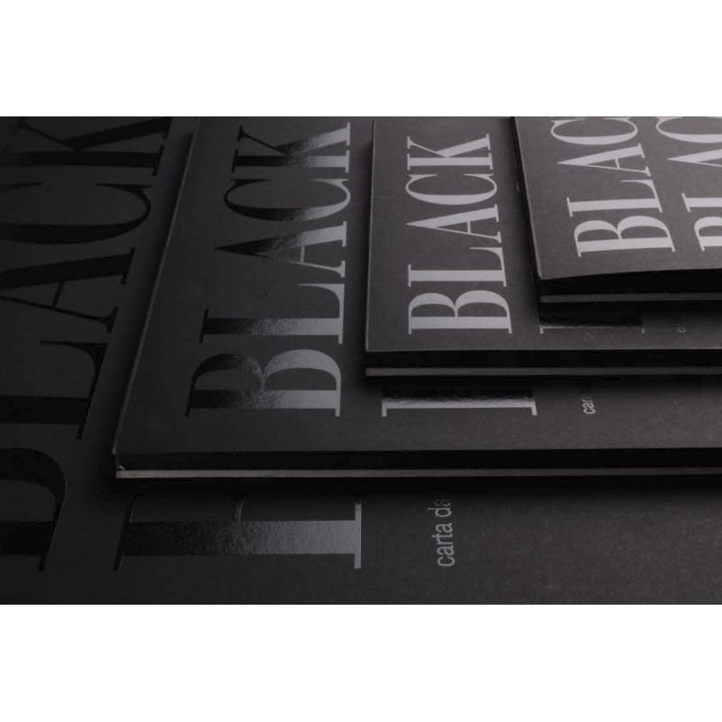 Giấy đen Fabriano Black Black - 300g - A4/A3/square - Pad - 20 tờ