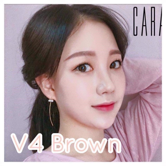 Kính áp tròng thái lan- v4 brown lens