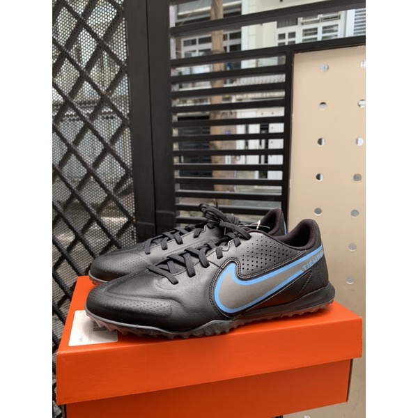 Giày bóng đá chính hãng Nike Tiempo Legend 9 Academy TF - DA1191-004 - Đen xanh