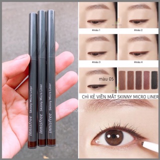CHÌ KẺ MẮT SKINNY MICROLINER INNISFREE