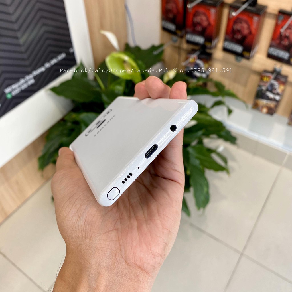 Tấm Dán Skin FULL Viền Matte White Pearl Note8 Note9 Note10 Note10+ Note10Lite ZFlip S20 S20Ultra S20+ S10 A70