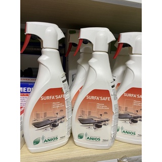 Anios spray Dung dịch phun khử trùng các bề mặt dụng cự Surfa Safe 750ml