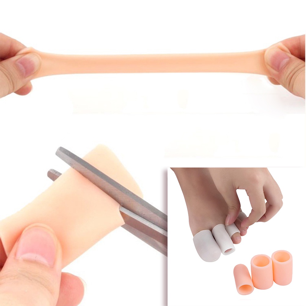 Set 2 Vỏ Bọc Ngón Chân Bằng Silicon Gel Giúp Giảm Đau Hiệu Quả