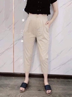 Quần baggy đũi khoá thật