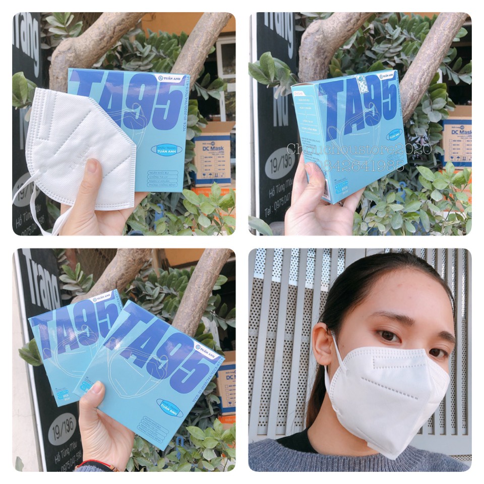 [HÀNG CÓ SẴN] Combo 10 - 50 Chiếc Khẩu Trang Y Tế 5D N95Y Tuấn Anh Ngăn Ngừa Bụi, Vi Khuẩn, Giọt Bắn