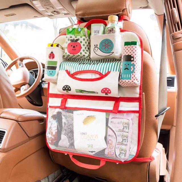 Ninikids: Túi đựng đồ tiện ích treo ghế ô tô /cũi/ trên tường phòng bé