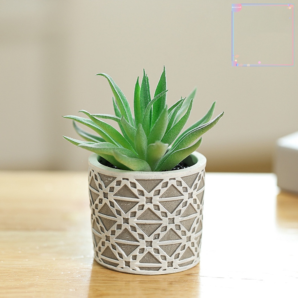 Chậu Cây Cảnh Nhân Tạo Mini Bằng PVC Chuyên Dụng Cho Trang Trí Nhà Cửa