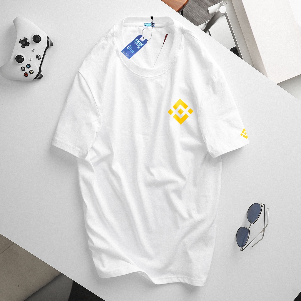 Áo thun BINANCE tối giản, hàng cao cấp.
