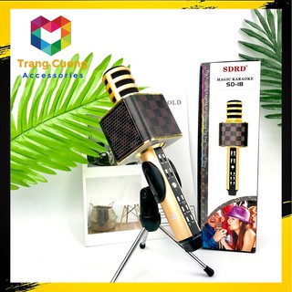[🚚FREESHIP] MIC hát Karaoke Bluetooth Kèm Loa SD-18 - CHẤT ÂM TUYỆT VỜI - BẢO HÀNH 12 THÁNG