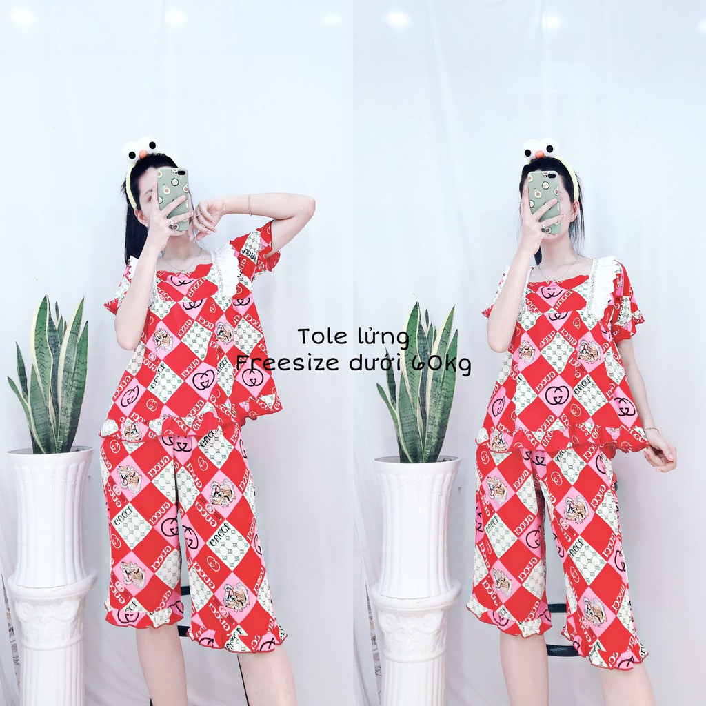 Đồ Bộ Pijama Mặc Nhà Nữ Ngắn Lụa Cực Xinh Mùa Hè | WebRaoVat - webraovat.net.vn