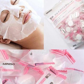 Mặt Nạ Nén MINISO Mặt Nạ Giấy Nhật Bản Cấp Ẩm Dưỡng Da #🍬CANDY🍬