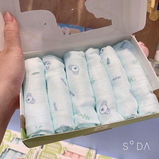 Khăn sữa 100% sợi tre Mippi