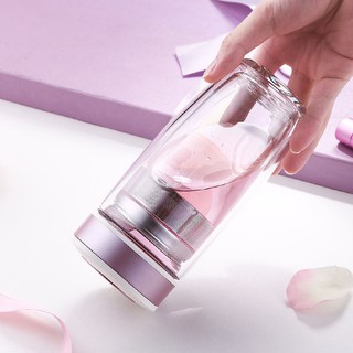 ✿♠Bình nước thuỷ tinh có bộ lọc trà