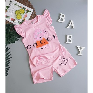 SÉT BỘ THUN TAY BÈO HEO PEPPA