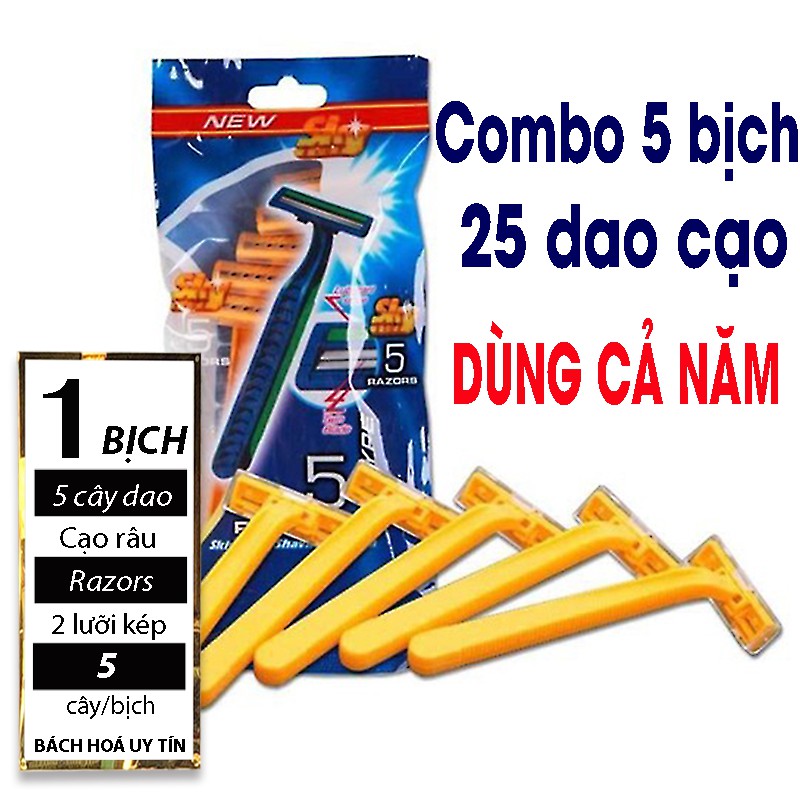 Dao cạo râu Razor 2 lưỡi siêu bén