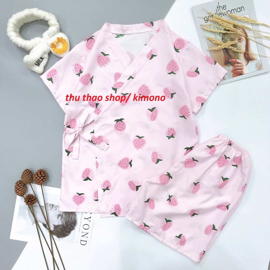Bộ đồ mặc nhà pijama ngắn hot trend-Thu Thảo shop.