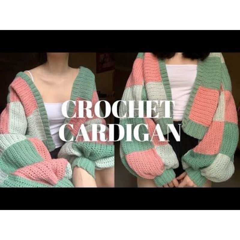 Crochet cardigan croptop Harry style