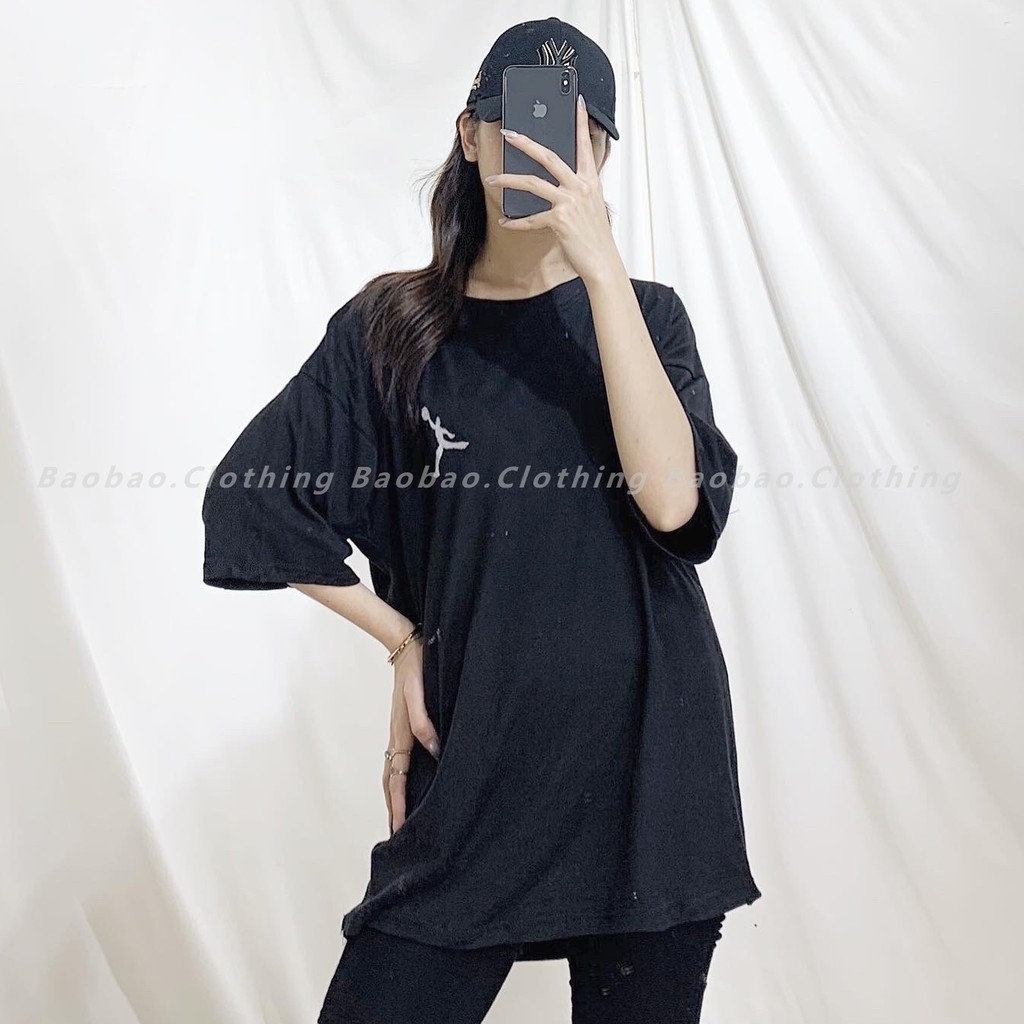 Áo Thun Cầu Thủ Bóng Rổ Unisex - BaoBao.Clothing [FREESHIP] - Áo phông cộc tay trơn suông basic, cổ tròn, dáng thể thao