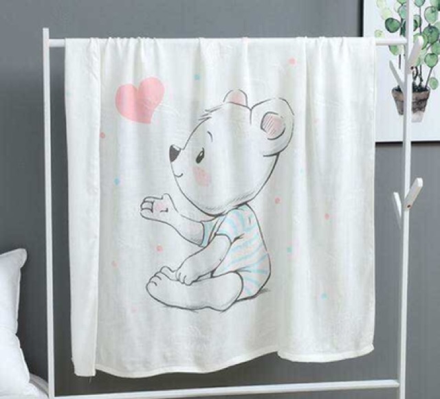 Chăn cho bé - Chăn cotton lụa Aden size 1m x 1m2