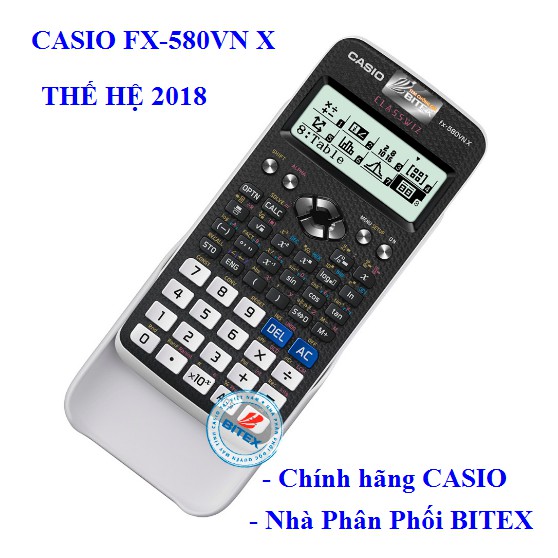 Máy Tính CASIO FX-580VN X - Bảo Hành 7 Năm