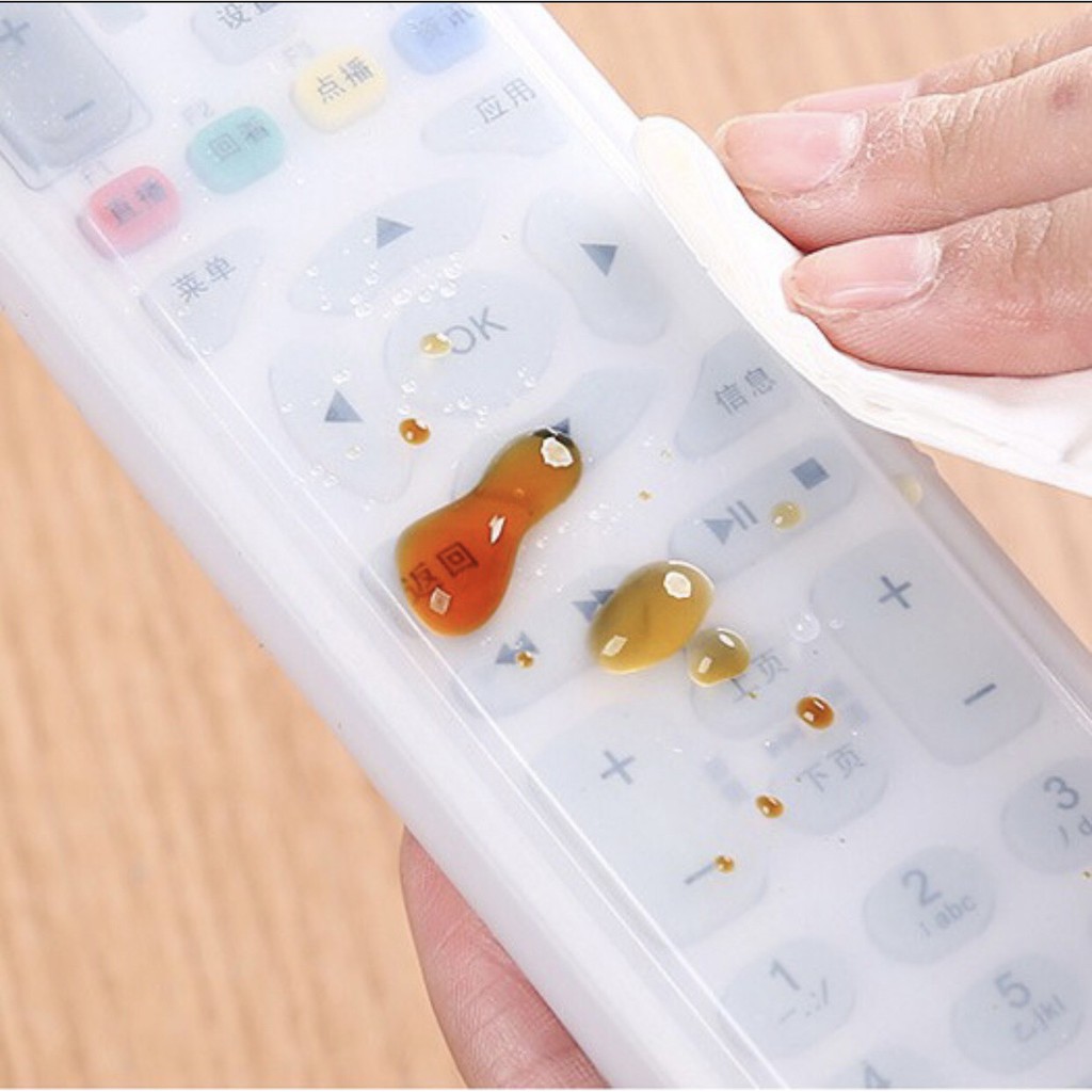 Bọc silicon trong suốt bảo vệ điều khiển tivi, điều hòa