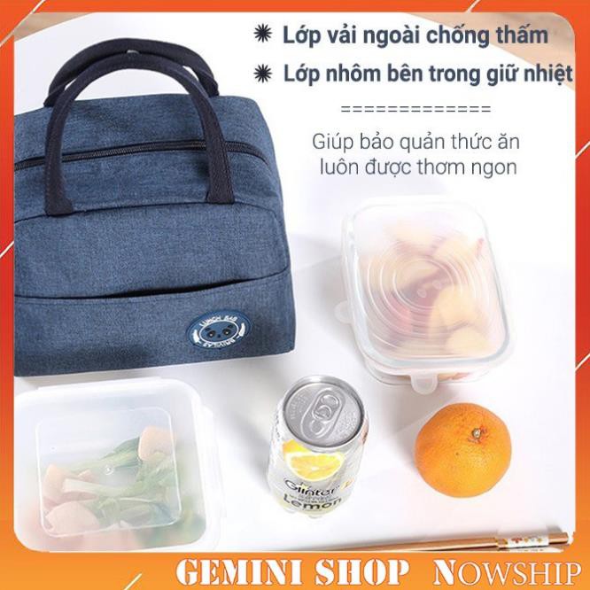 Túi Giữ Nhiệt Đựng Hộp Cơm Chống Thấm Nước Tiện Dụng Lunch Bag TGN02 HEAD SHOP