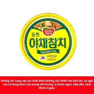 Cá Ngừ Dongwon Rau Củ