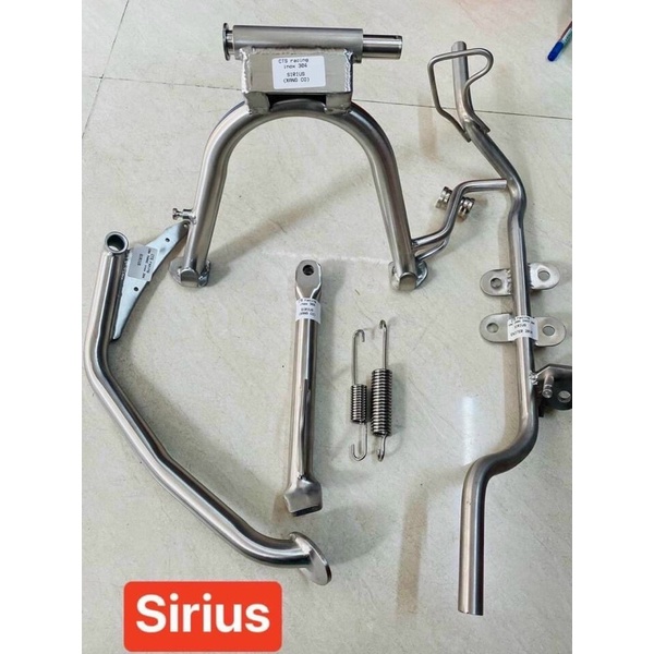 Combo Full Bộ Chân Chống Đứng Chống Nghiêng Lò Xo Inox 304 Bảo Hành Rỉ Sét Trọn Đời Nhiều Dòng Xe