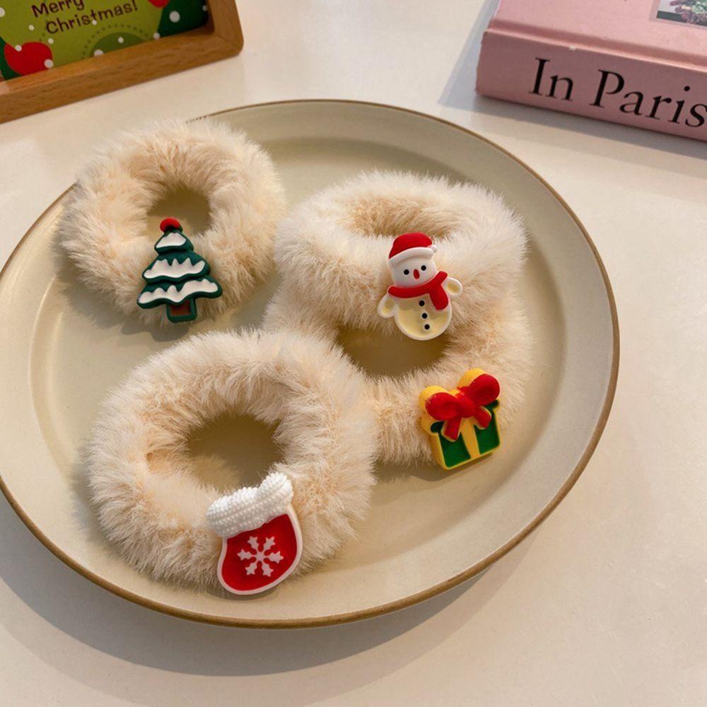 Dây Cột Tóc Phong Cách Giáng Sinh Dễ Thương Ngọt Ngào WMES15H