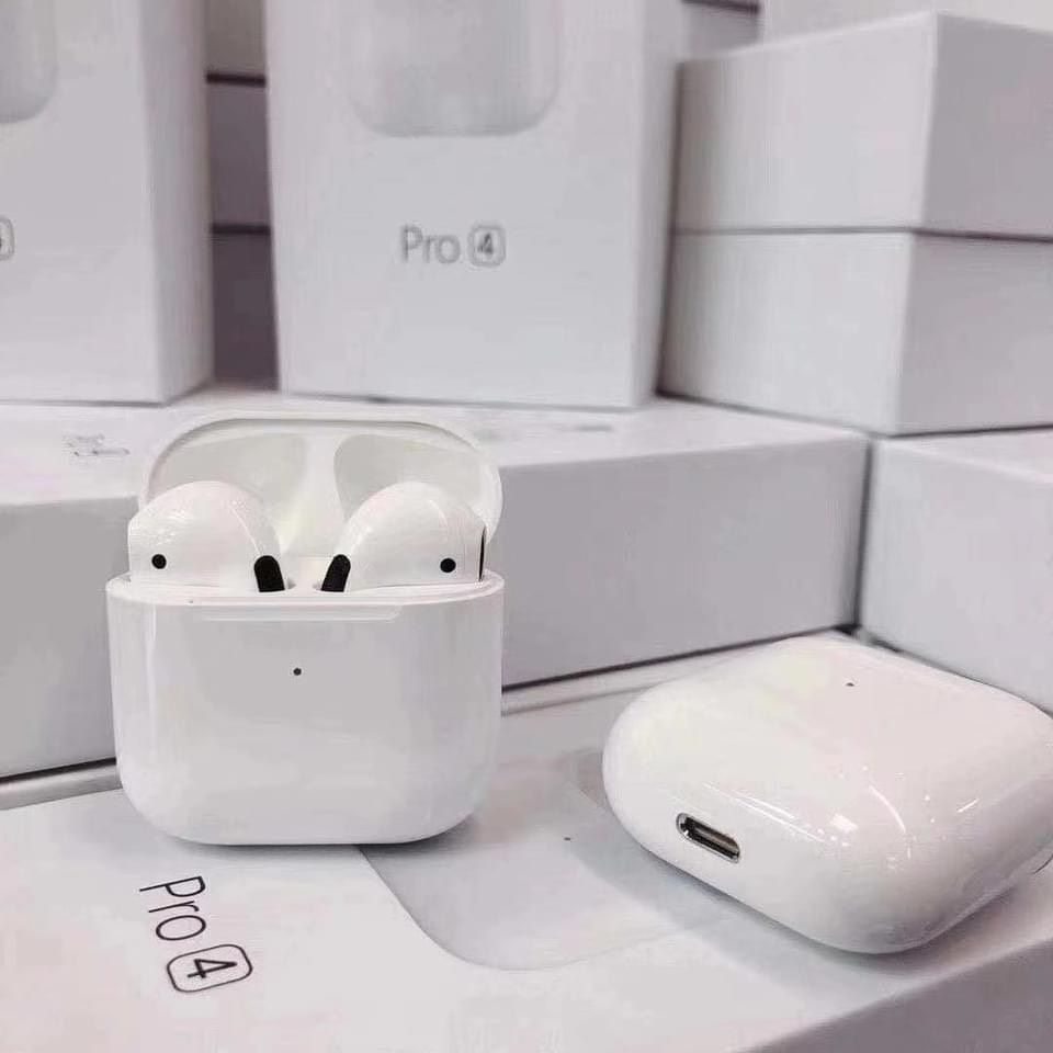 Tai nghe bluetooth , tai nghe không dây pro4 Định vị sạc không dây hàng chất lượng